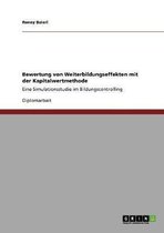 Bewertung Von Weiterbildungseffekten Mit Der Kapitalwertmethode