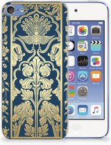 Geschikt voor iPod Touch 5 | 6 Uniek TPU Hoesje Golden Flowers