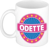 Odette naam koffie mok / beker 300 ml  - namen mokken