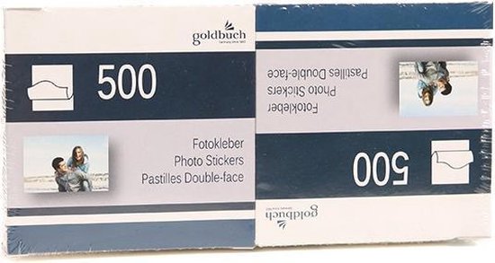 Goldbuch fotoplakkers 500 dubbelpak / 2 st