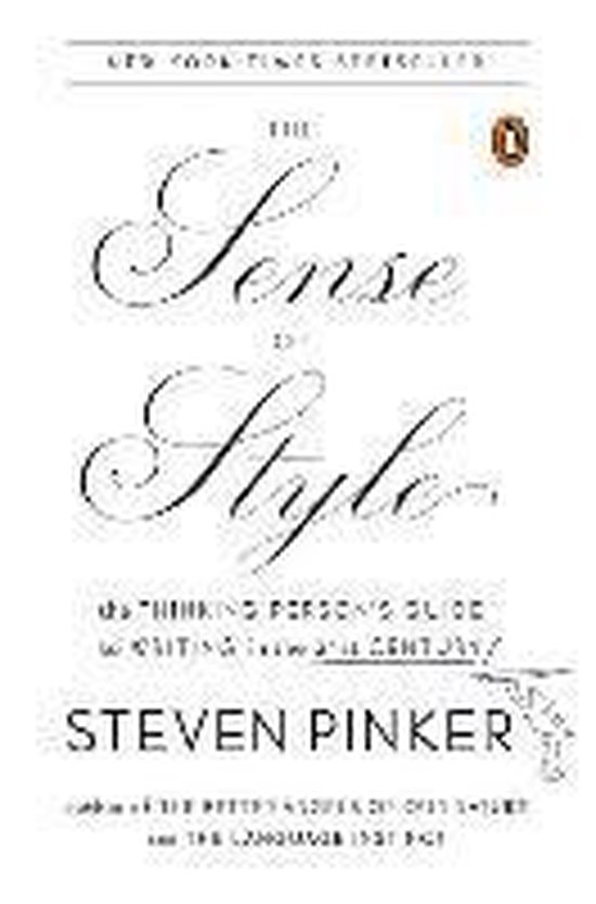 Boek cover The Sense of Style van Steven Pinker (Paperback)