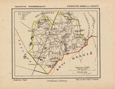 Historische kaart, plattegrond van gemeente Borkel en Schaft in Noord Brabant uit 1867 door Kuyper van Kaartcadeau.com