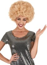 Vegaoo - Blonde disco afropruik voor volwassenen - Blond - One Size