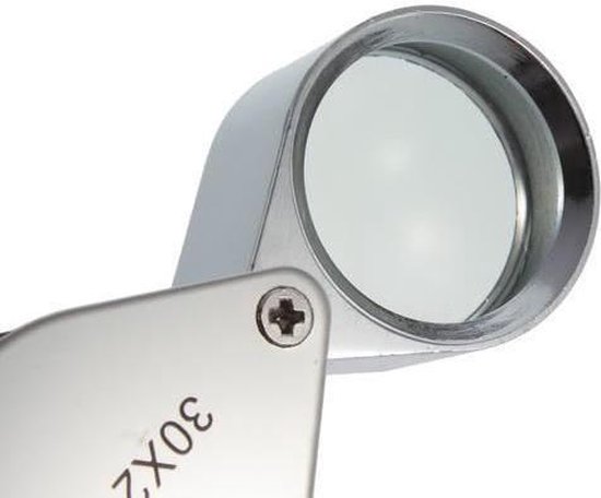 Loupe Pliable 30X Pour Lecture Et Bijouterie - Loupe à Main De Poche, Modèle Triolet F&M