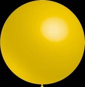 3 stuks Mega grote gele ballonnen 90 cm - Geel