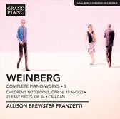 Allison Brewster Franzetti - Weinberg: Complete Piano Works 3 (CD)