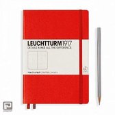 Leuchtturm1917 Notitieboek Rood - Medium - Puntjes