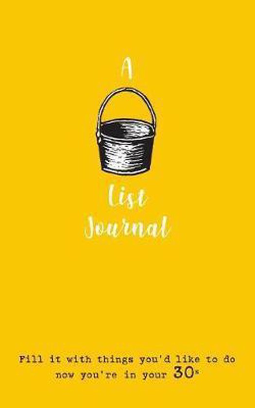 A Bucket List Journal (for your 30s) - cover