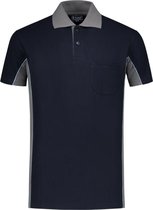 Workman Poloshirt Bi-Colour - 1402 navy / grijs - Maat L