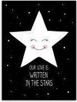 Poster canvas print Our love is...30x40