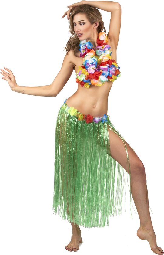 Jupe longue hawaïenne verte pour adulte - vêtements déguisés | bol.com