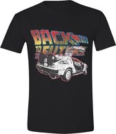 Back to the Future T-Shirt - Zwart - Maat M