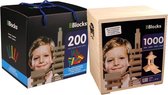 BBlocks Kist 1000 Stuks + 200 Stuks Kleur