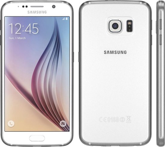 Prooi Scheiden Nu Samsung Galaxy S6 Silicone hoesje Transparant | bol.com