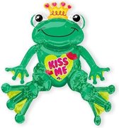 Folieballon kikker kiss me MultiBalloon