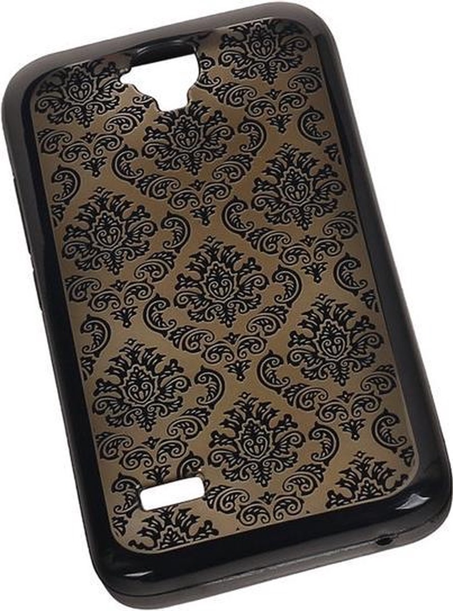 Zwart Brocant TPU back case cover hoesje voor Huawei Y560 / Y5