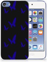 Geschikt voor iPod Touch 5 | 6 Uniek TPU Hoesje Vlinder Patroon