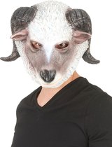 Latex ram masker voor volwassenen - Verkleedmasker - One size