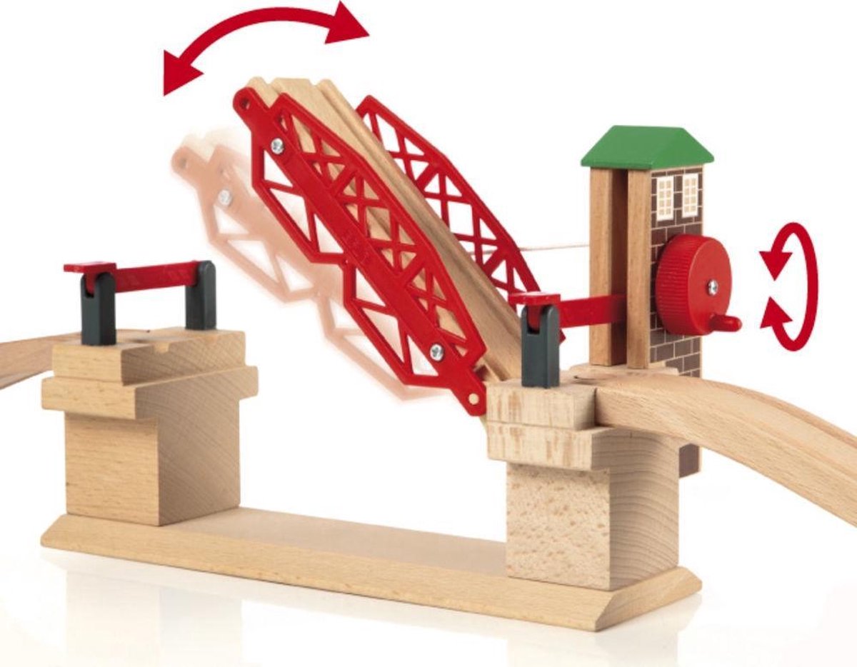 BRIO Ophaalbrug - Spoorweg speelgoed voor hand-oog coördinatie - 33757 — afbeelding 6