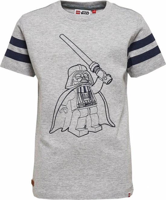 Labe zelfstandig naamwoord Stereotype Lego wear Legowear jongens grijze tshirt Teo Lego Star Wars - 134 | bol.com