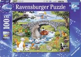 Ravensburger puzzel Disney Familie Animal Friends - Legpuzzel - 100 stukjes - Multicolor