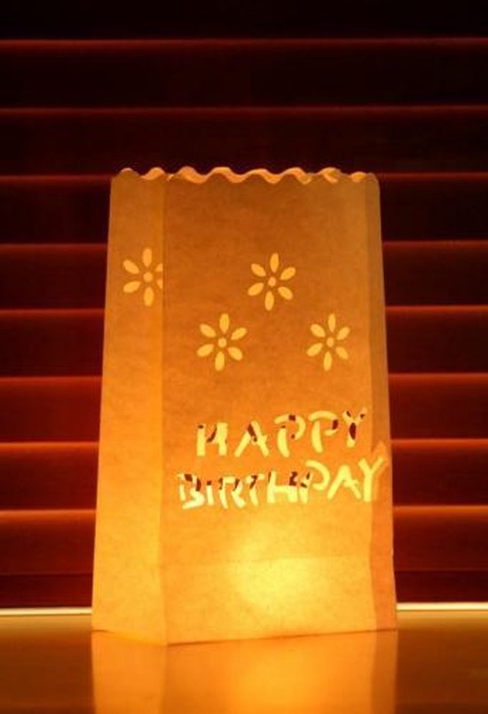 Candle Bag set Happy Birthday 26 cm