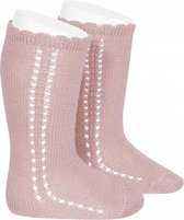 Cóndor Half opengewerkte kniekousen Pale Pink Maat 12|18 maanden | 1 jaar |  2569|2