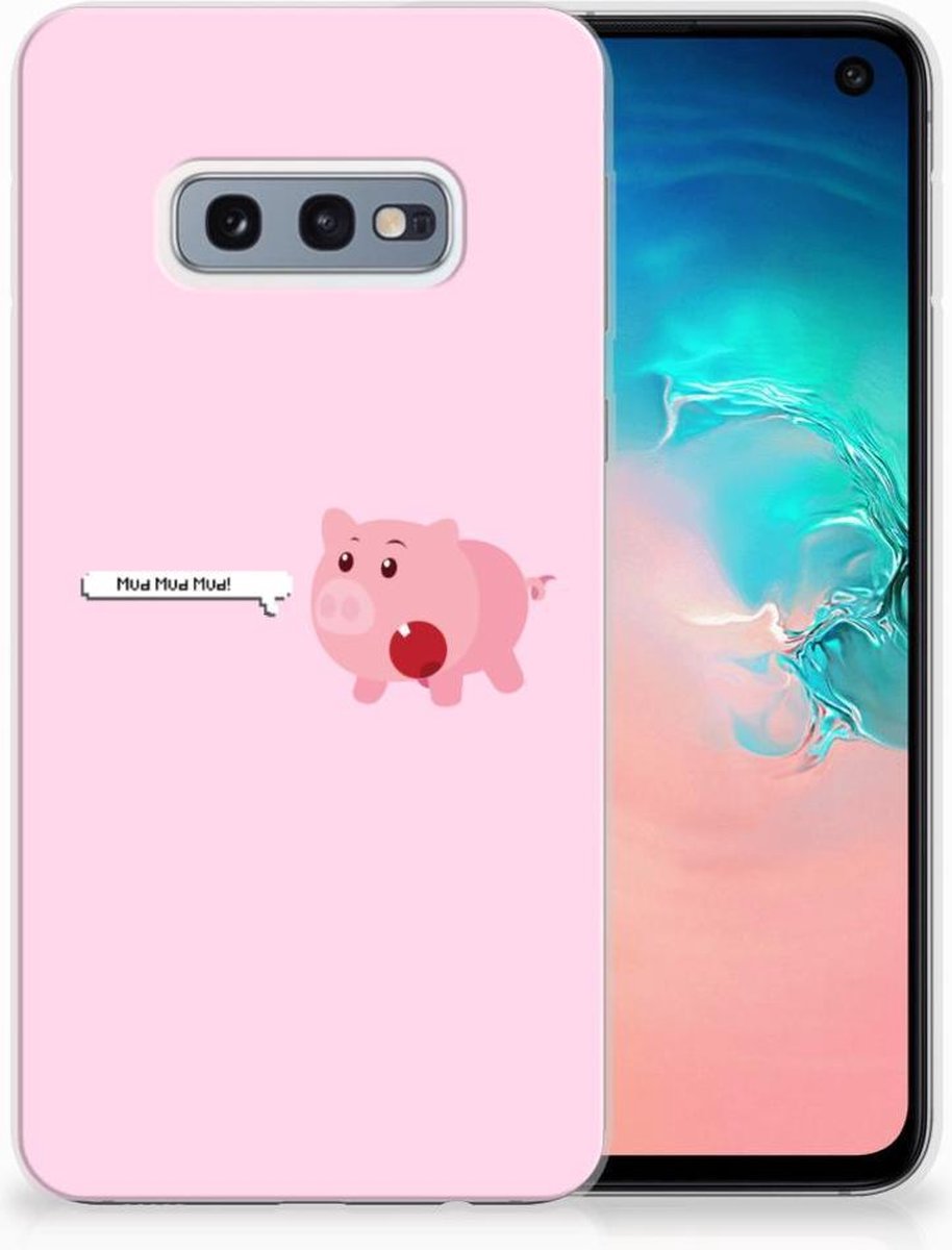 Samsung Galaxy S10e Telefoonhoesje met Naam Pig Mud