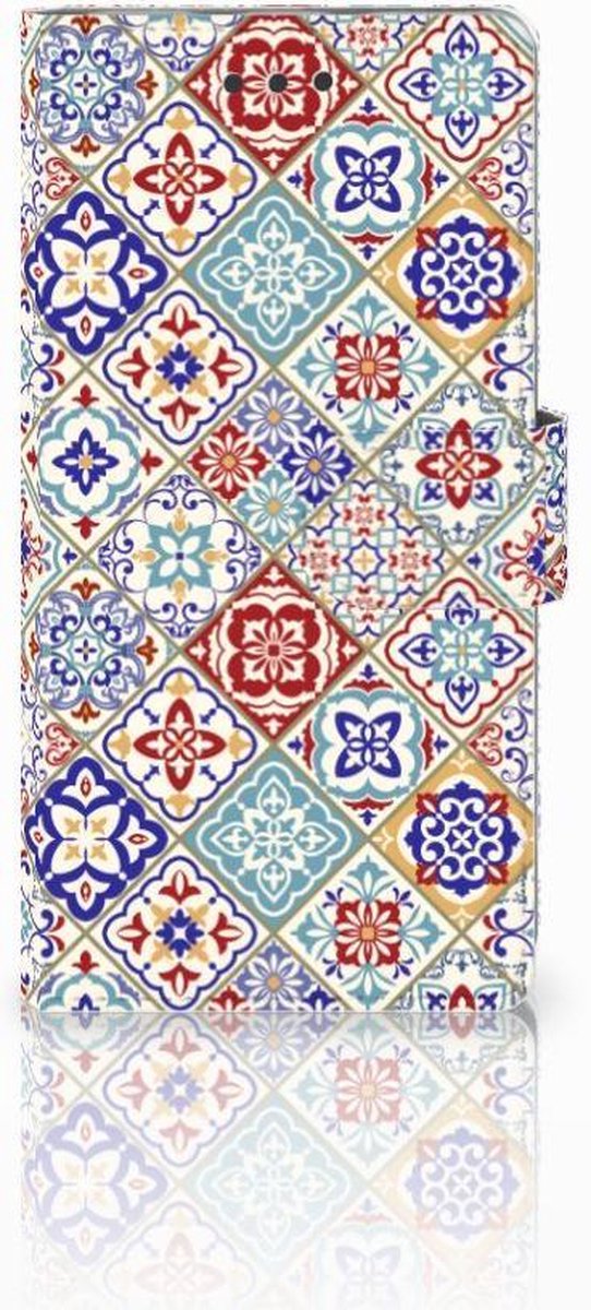 Huawei Ascend P8 Lite Bookcase Tiles Color