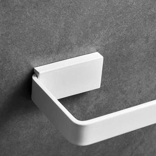 Beroemdheid schaduw Bestuiven Toiletrolhouder wit – WC Rol Houder – Witte Wc Accessoires | bol.com