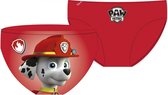 Zwembroek / Zwemslip Paw Patrol rood maat 2 jaar (maat 92)