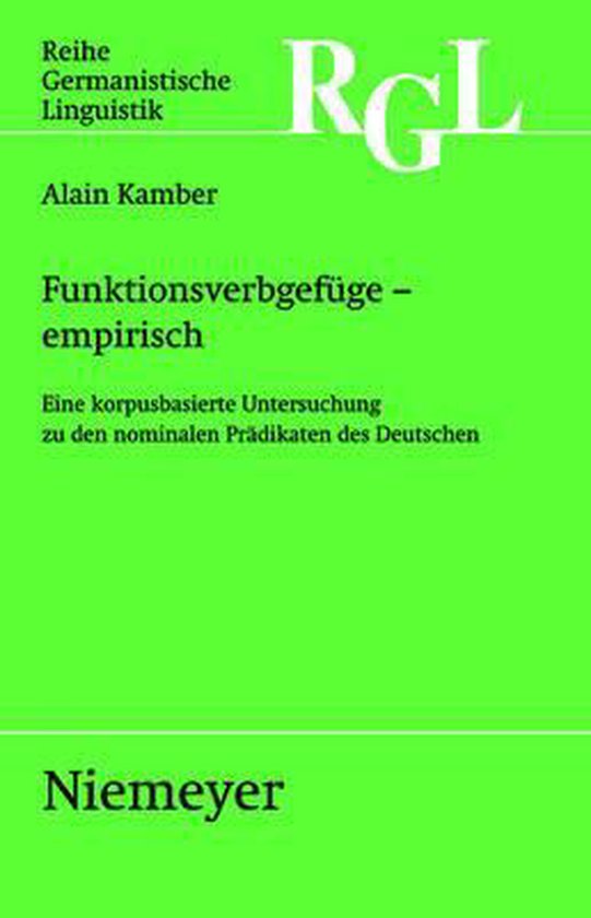 Funktionsverbgefüge - empirisch - cover