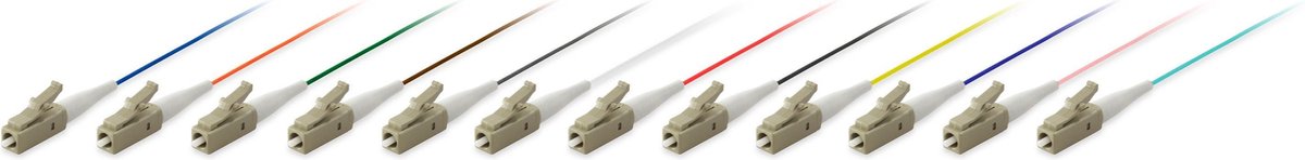Equip Glasfaserkab. LC/PC Pigtail Multi Mode Duplex OM4 1.0m