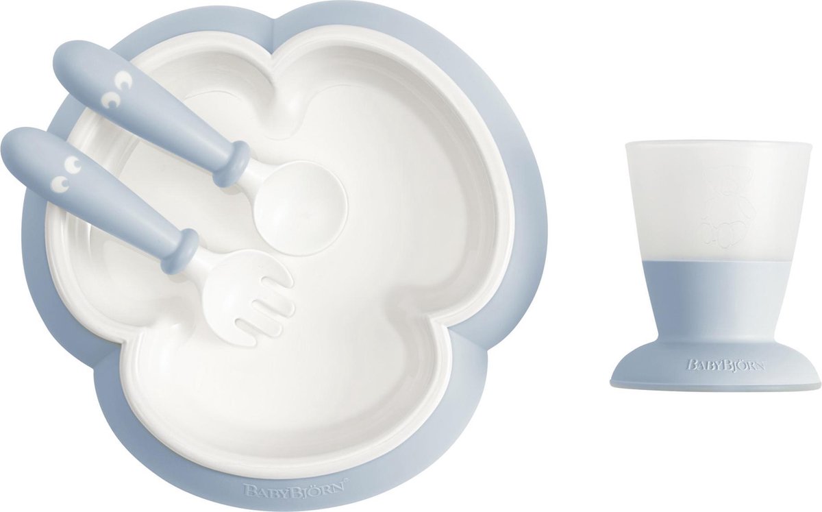 BabyBjörn Baby Serviesset - 4 delig - Pastelblauw