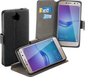 MP Case zwart book case style voor Huawei Y5 / Y6  2017 wallet case