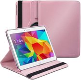 Geschikt voor Samsung Galaxy Tab 4 10.1 T530 Tablet draaibare case cover hoesje Licht Roze