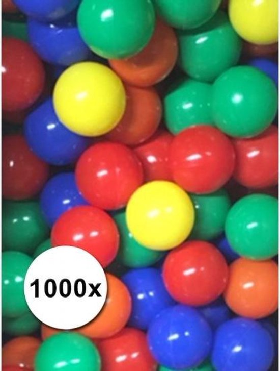 masker Onzin elk Pakket van 1000 ballenbak ballen 6cm | bol.com