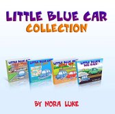 Bedtime children's books for kids, early readers - Little Blue Cars Series-Four-Book Collection