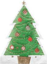 Ginger Ray - Novelty Christmas - Servetten Kerstboom