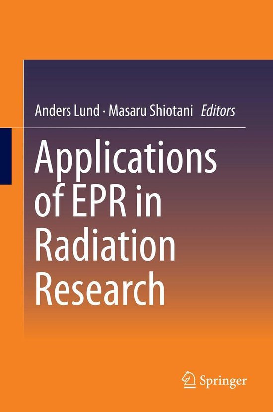 Applications of EPR in Radiation Research - cover