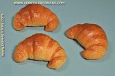 Croissant, 3 stuks - 120 x 80 mm - brooddummy