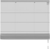 BloomTheRoom rolgordijn - Screenstof grijs - Lichtdoorlatend - 180x190 cm