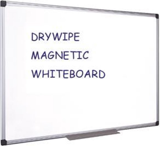 Artefact Ringlet Quagga Quantore whiteboard magnetisch - 90x120 cm - Gelakt staal - Met afleggoot |  bol.com