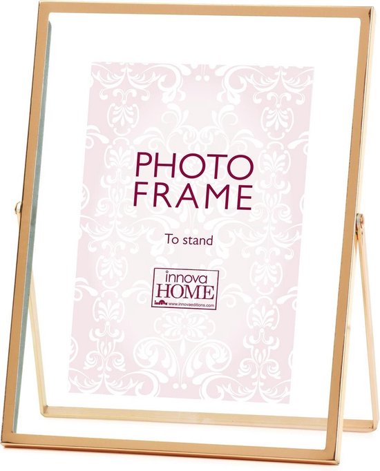 Innova Home Fotolijst Rosette - Rosé goud - fotomaat 10x15 cm | bol.com
