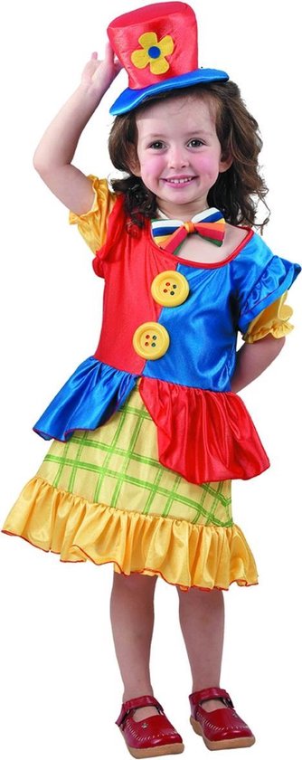 Clownspak voor meisjes - Verkleedkleding - 110/116" | bol.com