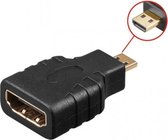 Techly Micro D HDMI - HDMI M/F Micro HDMI D Zwart