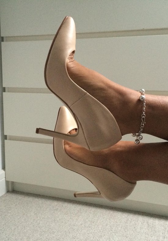 damesschoen sexy pump nude - high heels beige- killer heels