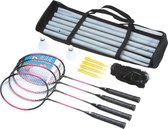 Angel Sports Badmintonset 15-delig Zwart/paars