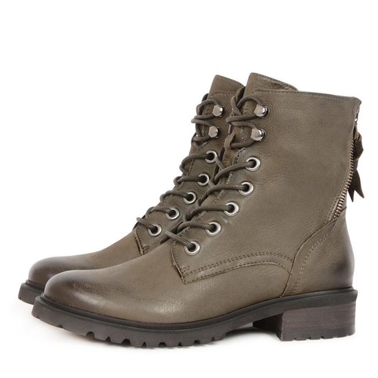 Spm Lala Dames Veterboots Groen Maat 36 Spm Lala Dames Veterboots Groen Maat 36