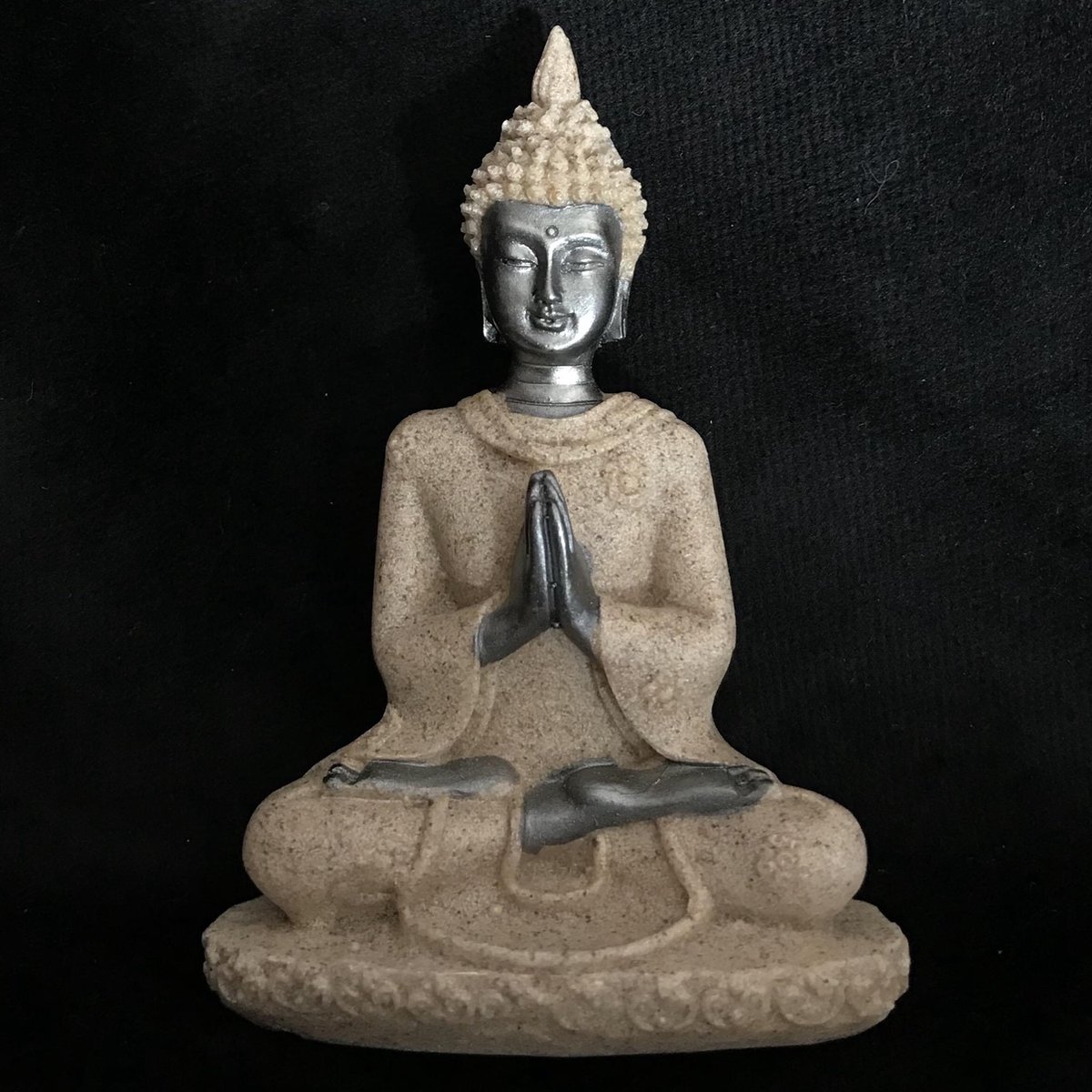 Grote koperen meditatieklok, Nepalese handgemaakte Tibetaanse klok, boeddhistische yoga meditatie geluid handklok cadeau (Color : Diameter 7.4cm, Size : 8.4cm